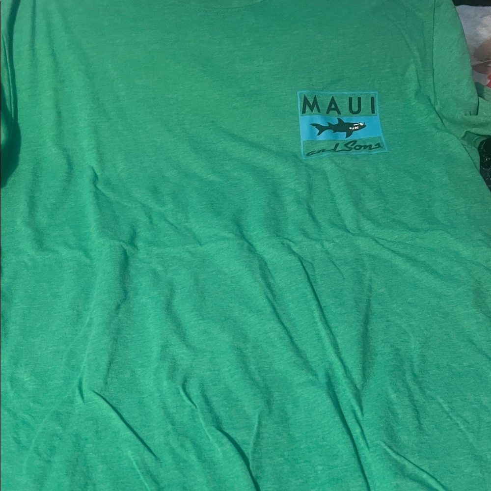 Maui and Sons Teal Graphic Tee